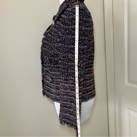 St John Fringed Tweed Knit Jacket w/Scarf NWT - Picture 6 of 15